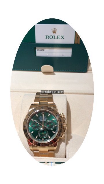 Rolex 116508 Daytona Cosmograph 40mm Gre...