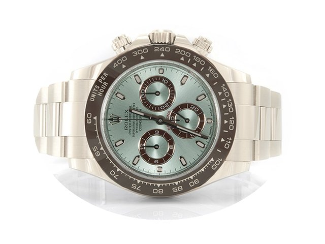 Rolex Daytona 116506 Platin ICE BLUE Dia...
