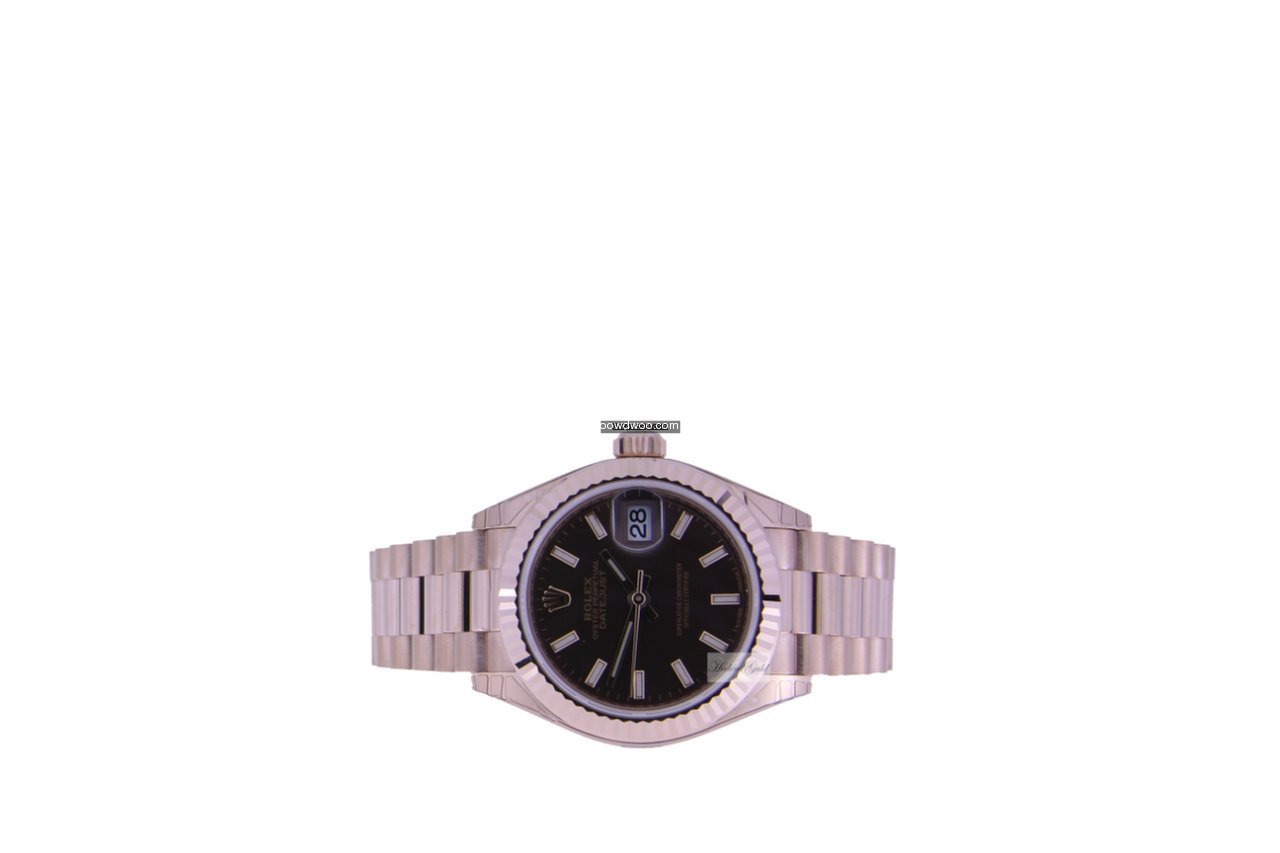 Rolex Lady-Datejust 28 President Everose...