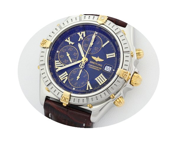 Breitling Windrider Crosswind Stahl Gold...