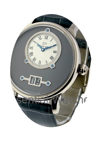 Jaquet-Droz Grande Date with Silver/Grey...