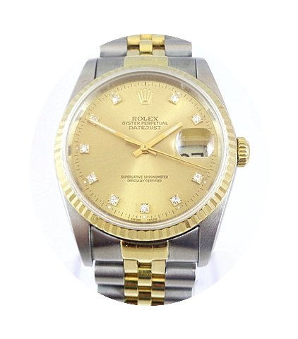 Rolex DATEJUST Steel/Gold set with Origi...
