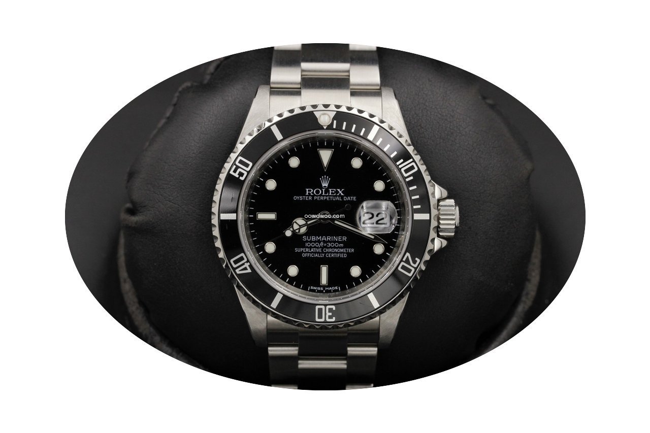 Rolex Submariner 16610 Stainless Steel...
