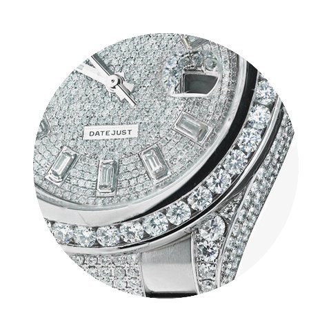 Rolex Mens Rolex Diamond Watch Datejust ...