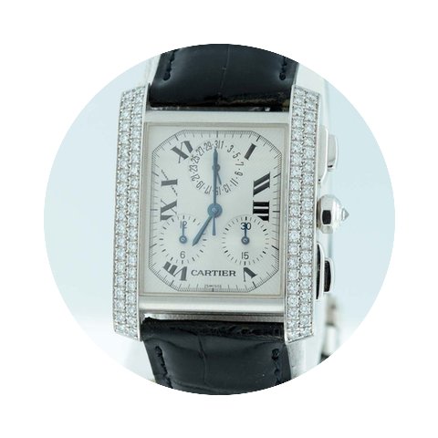 Cartier Tank Fransaise Chronoflex White ...