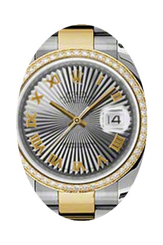 Rolex Datejust 36 116243-GRSRDO Grey Sun...