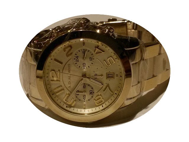 Michael Kors MK Mercer Gold Chronograph ...