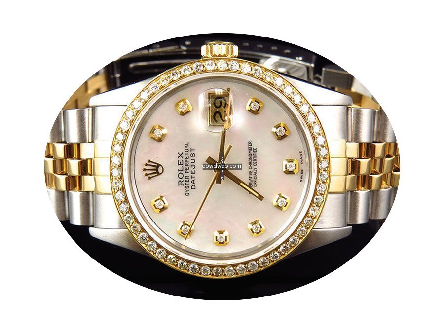 Rolex Datejust 2 Tone 36MM 18k Stainless...