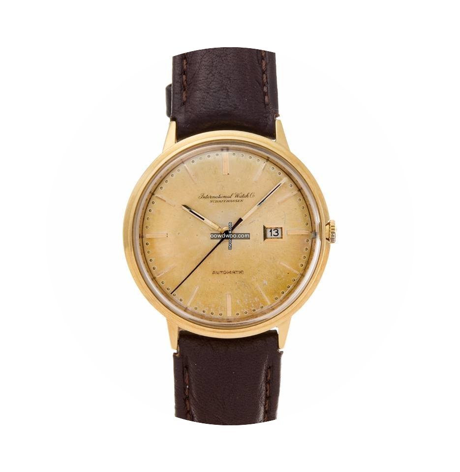 IWC SCHAFFHAUSEN automatic gold...