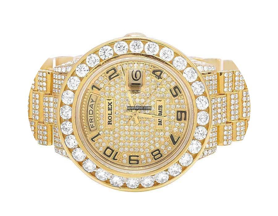 Rolex 18K Mens Yellow Gold Rolex Preside...