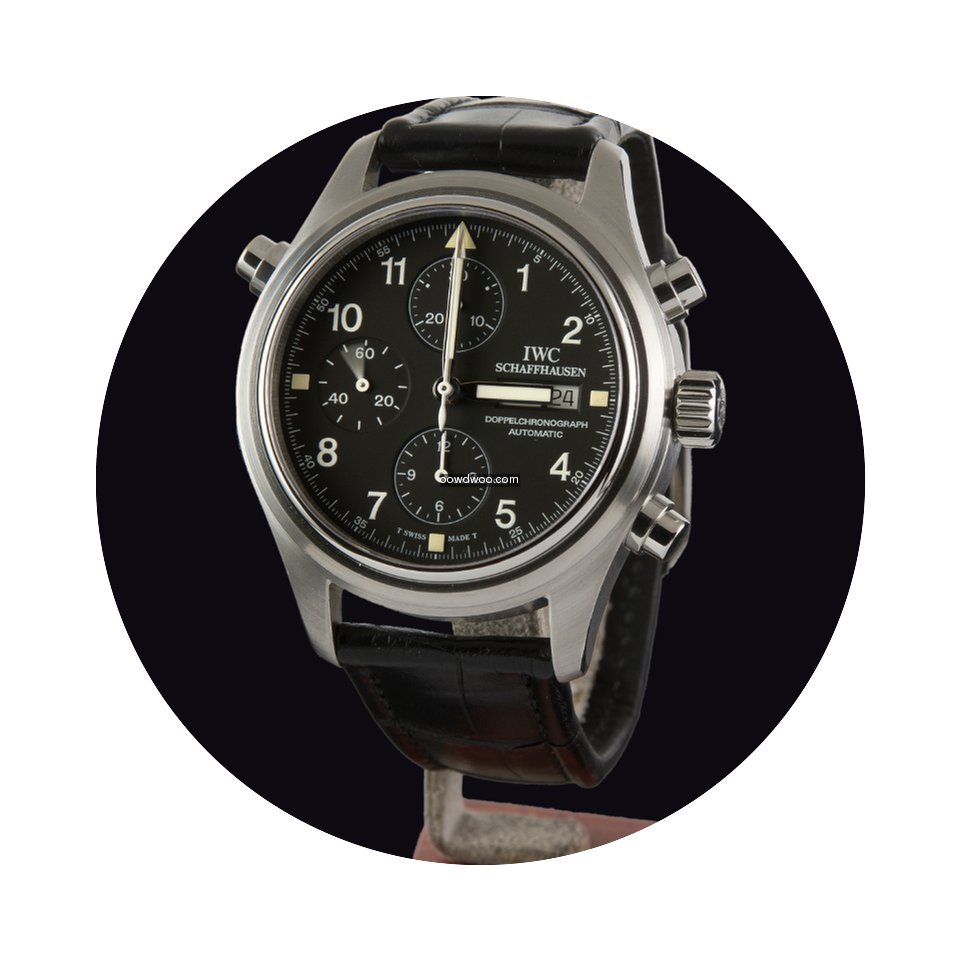 IWC Pilot Double Chronograph Steel 42mm...