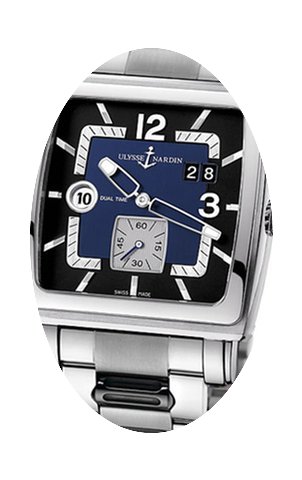 Ulysse Nardin Quadrato Dual Time Mens Wa...