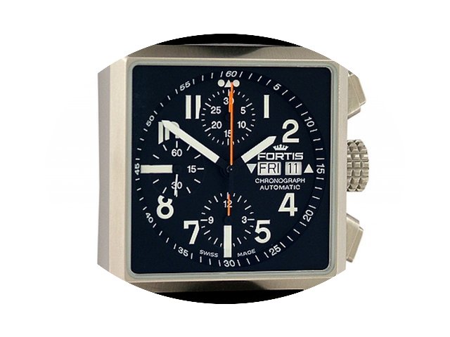 Fortis Square Chronograph Stahl Automati...