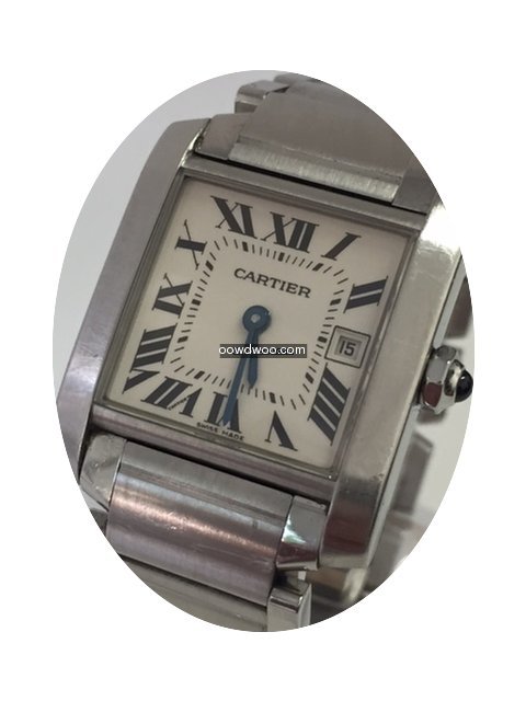 Cartier Tank - Francaise - Steel - Mediu...