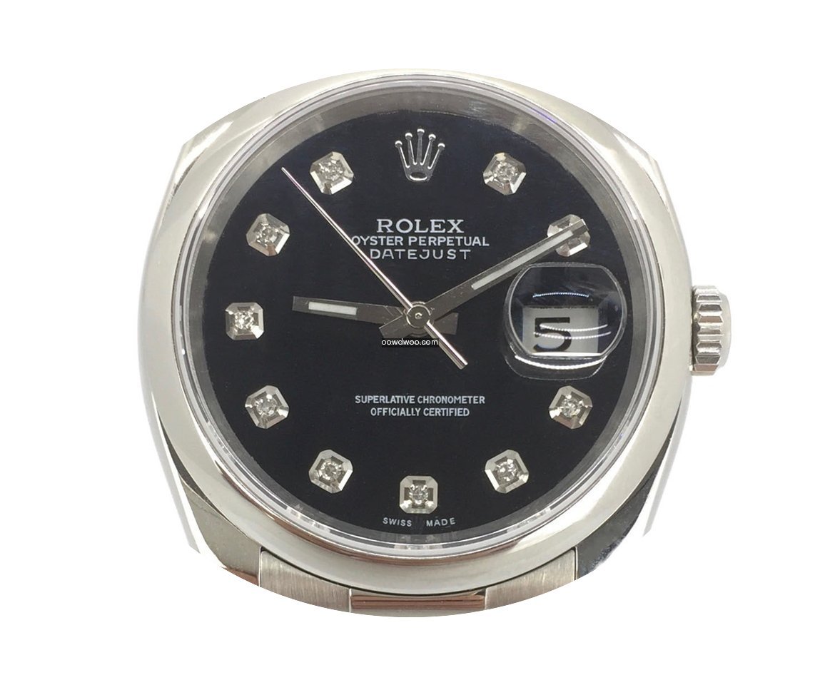 Rolex Datejust Diamonds Aftermarket Box/...