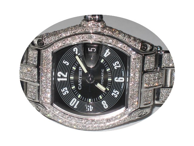 Cartier Roadster Automatic Diamonds...