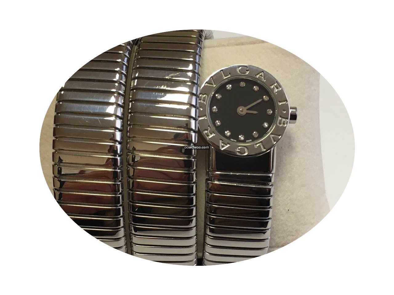 Bulgari Steel Serpenti Diamonds...