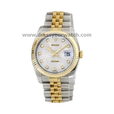 Rolex Mens Datejust 2-Tone Watch 116233...