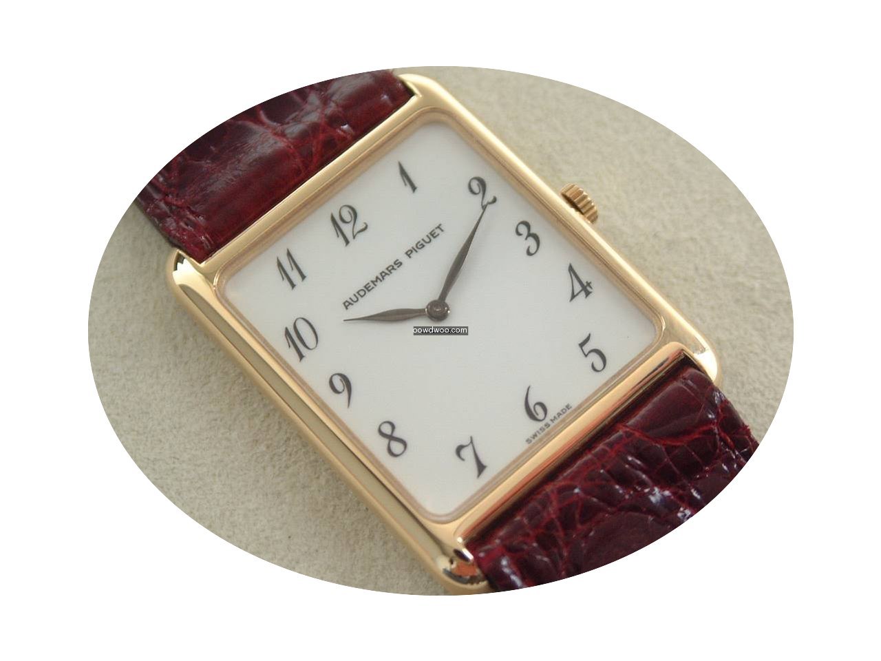 Audemars Piguet 18 Karat Gelbgold flache...
