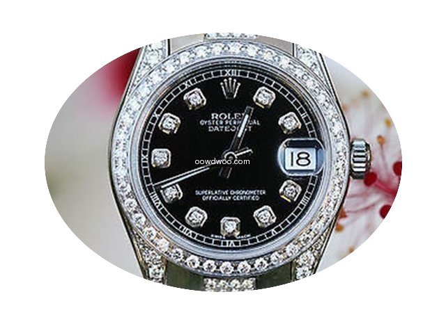 Rolex Ladies 31 Midsize Steel 18k White ...