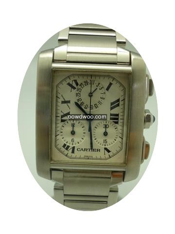 Cartier tank francaise chronoflex 2303...
