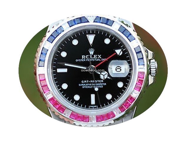 Rolex Mens 40mm 16710 Steel Gmt Master P...