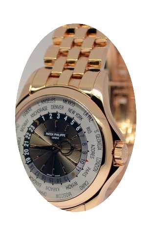 Patek Philippe World Time 18k Rose Gold ...