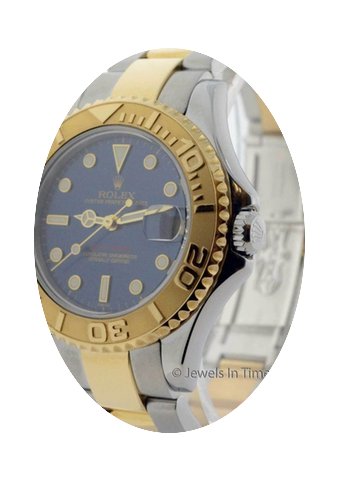 Rolex Mid-Size Yacht-Master 18k Yellow G...