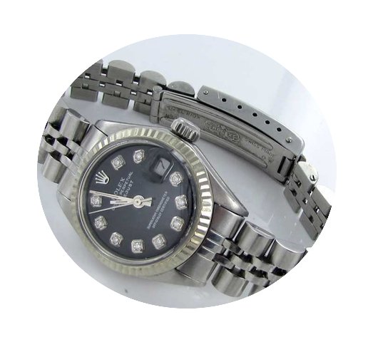 Rolex Datejust Damenuhr Mit Brillanten D...