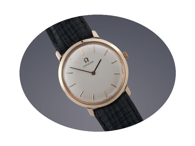 Omega 9ct yellow gold manual watch...