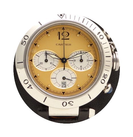 Cartier Pasha 38 mm Chronograph Stainles...