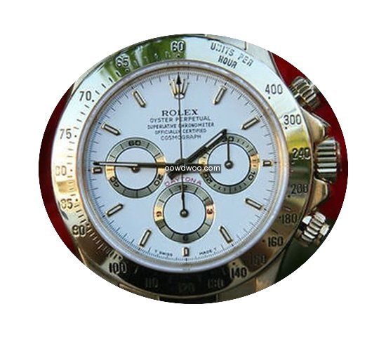 Rolex Mens Watch 18k Yellow Gold Daytona...