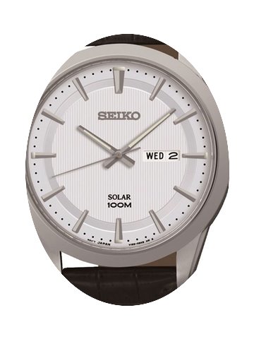 Seiko SNE359P2 Solaruhr Herren 44 mm 100...