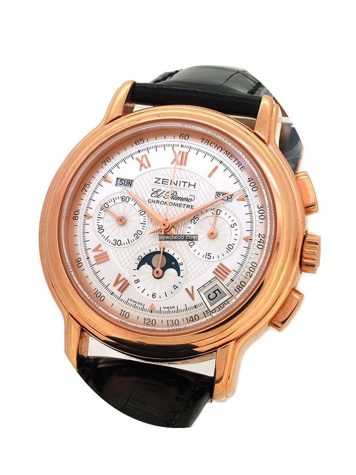Zenith El Primero Chronometre Moon phase...