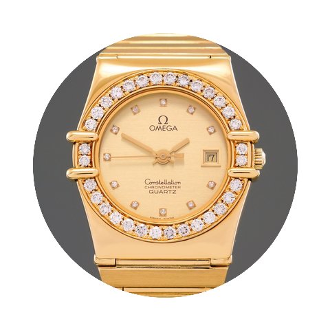 Omega Constellation Chronometer 18K Gold...