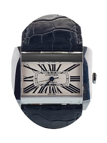 Cartier Tank Divan Modello Grande In Acc...