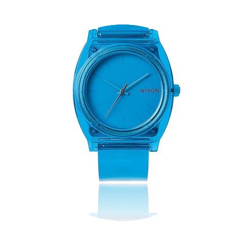Nixon The Time Teller P Translucent Blue...