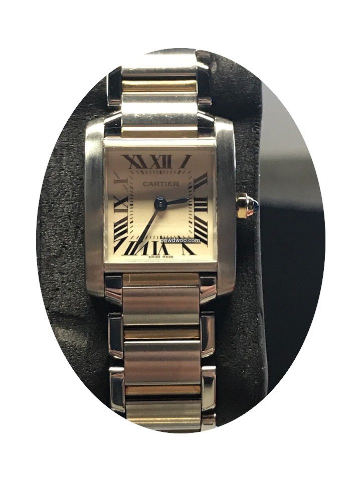 Cartier Tank Française Steel&Gold...