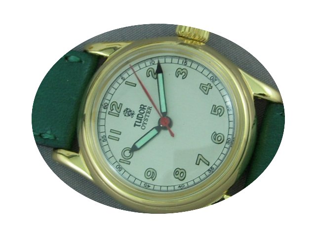 Tudor Oyster 1940's small Tudor rose...
