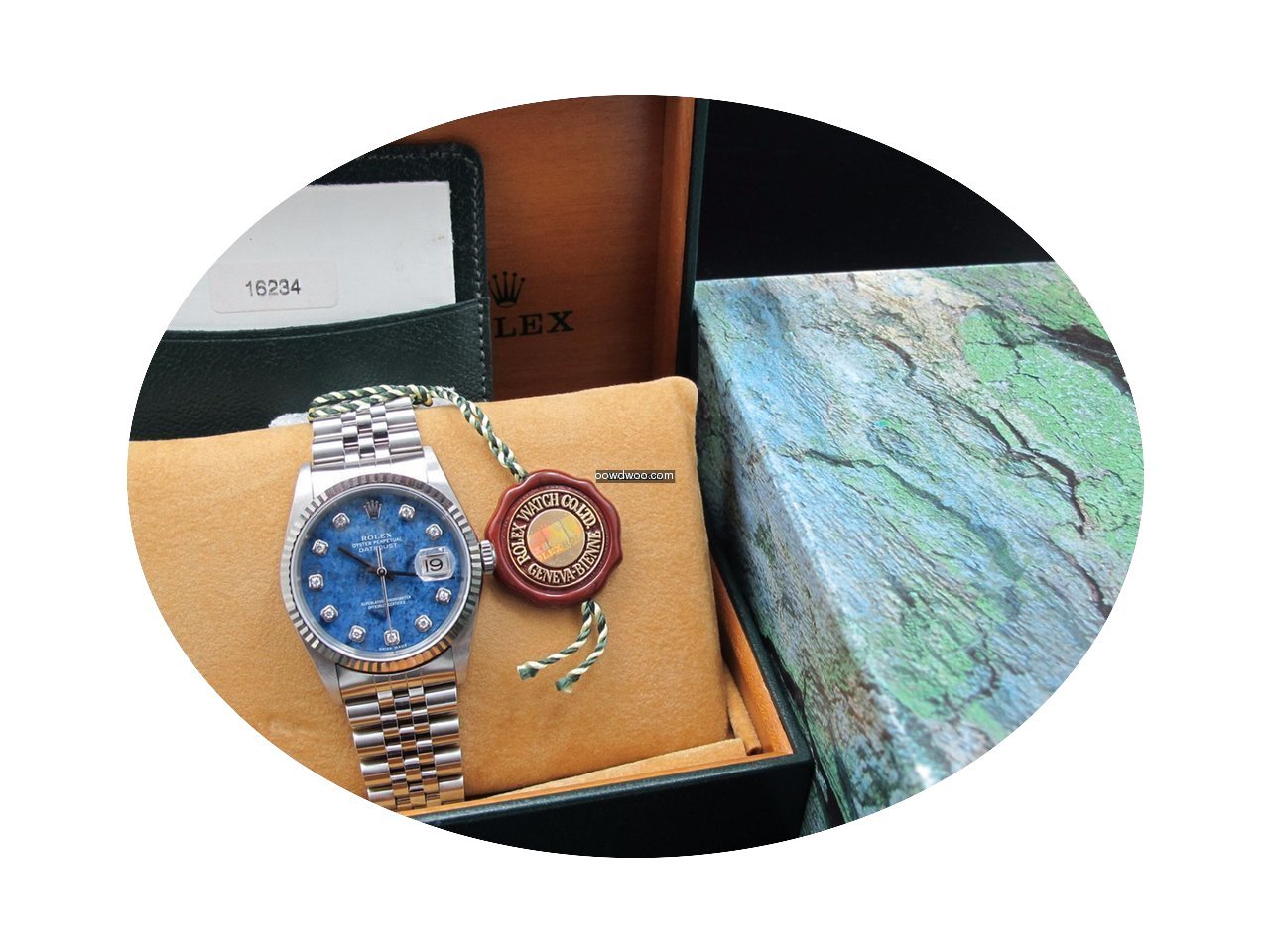 Rolex DATEJUST 16234 SS Original Sodalit...