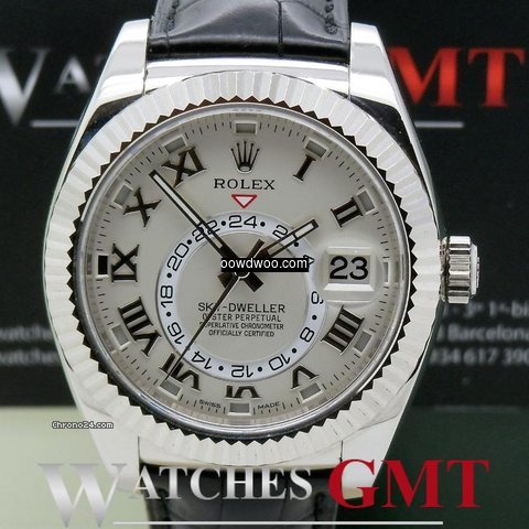 Rolex Sky Dweller White Gold White...