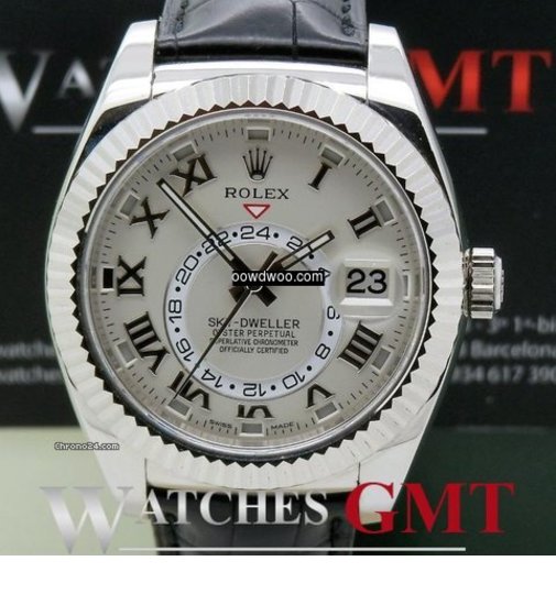 Rolex Sky Dweller White Gold White...