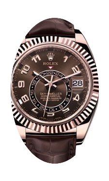 Rolex 18KT Pink Gold Skydweller...