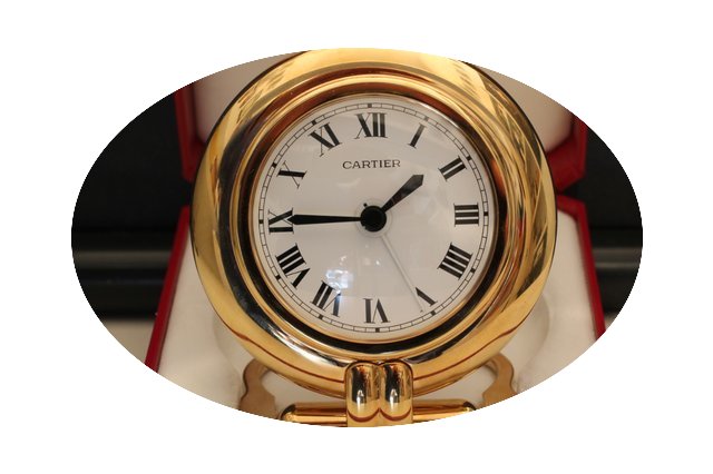 Cartier PARIS TABLE ALARM CLOCK WITH CAR...