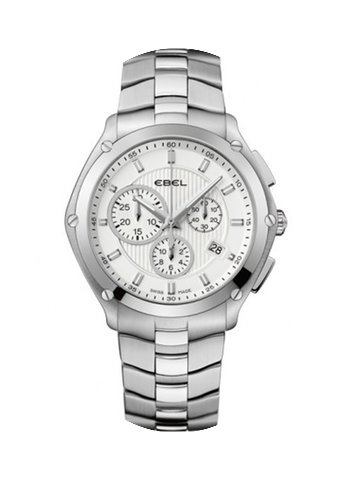 Ebel Sport Steel Case, Silver Dial, Date...