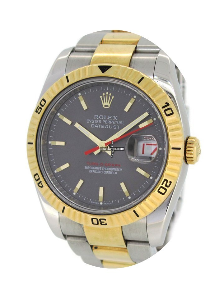 Rolex 18K Gold/SS Oyster Perpetual Datej...