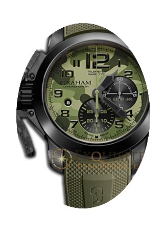 Graham Chronofighter Oversize Black Arro...