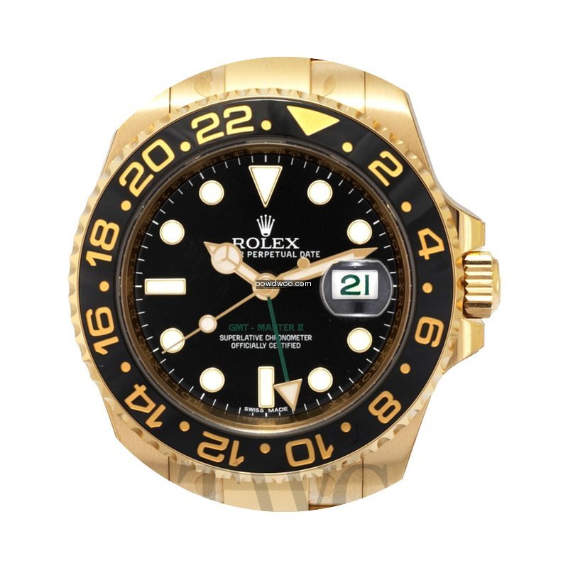 Rolex GMT-Master II Black/18k gold Ø40m...
