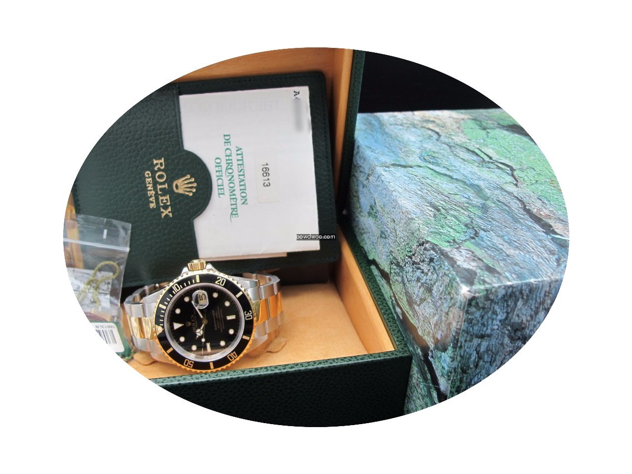 Rolex SUBMARINER 16613 2-Tone Black Dial...