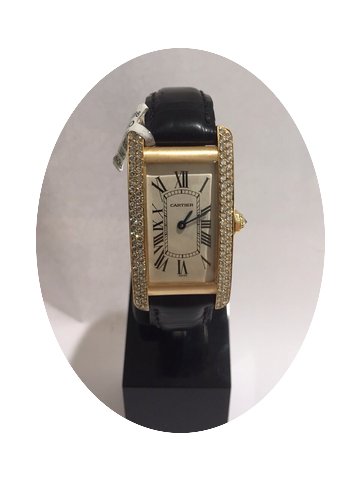Cartier Diamond Tank Americaine Strapwat...